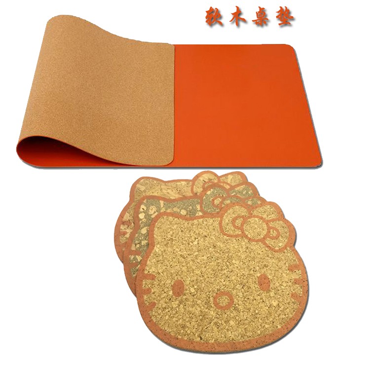 皮革+軟木超大桌墊，支持來圖定制